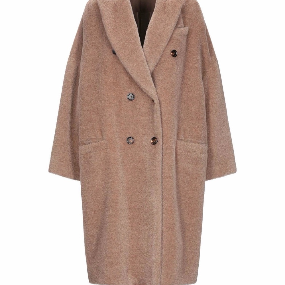 Brunello Cucinelli Alpaca & Wool Coat, Size 42 IT, US 4-8, Excellent Condition - Picture 3 of 15